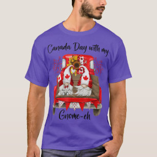 T-shirt Fête du Canada avec mon Gnome Tournesol canadien d