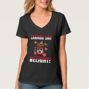 T-shirt Fête du Canada! - Drôle Ketchup Cips Sac Pour C