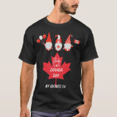 T-shirt Fête du Canada Mes Gnomes EH Maple Leaf Unisex (Devant)