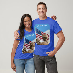 T-shirt Fête du Mémorial Hommage Père et fille Unisex