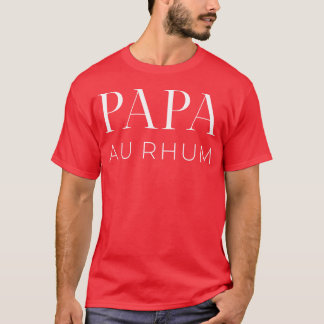 T-shirt Fête du Père Papa Au Rhum garçon
