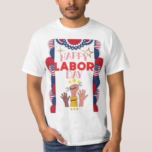 T-shirt Fête du travail (Devant)