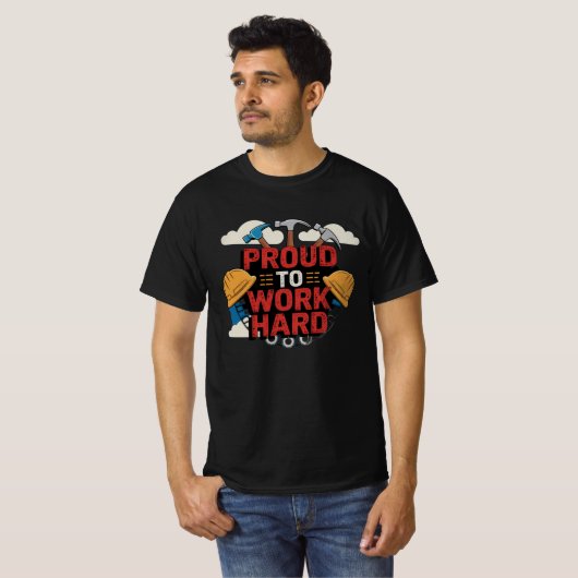 T-shirt Fête du travail (Devant entier)