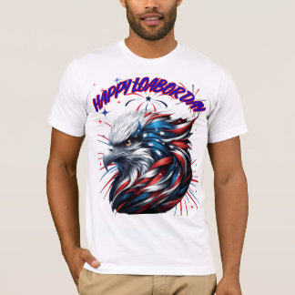 T-shirt FÊTE DU TRAVAIL patriotique heureux