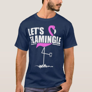 T-shirt Fête Flamingle pour femmes Mariée ou Enterrement