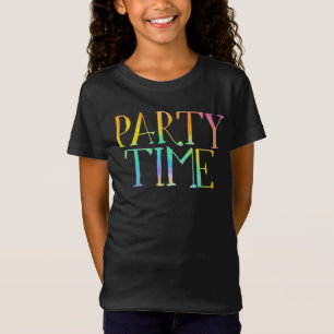 T-Shirt Fête Heure Tie Dye Anniversaire