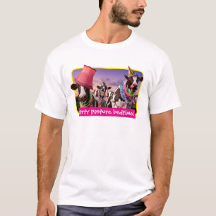 T-shirt Fête jusqu'à ce que les vaches rentrent chez elles