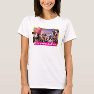 T-shirt Fête jusqu'à ce que les vaches rentrent chez elles