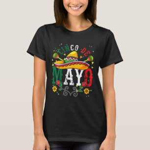 T-shirt Fête mexicaine des femmes Maracas Fête mexicaine d