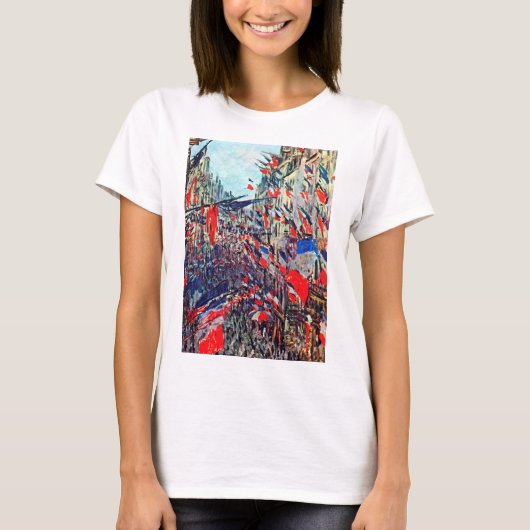 T-shirt Fête Nationale à Paris, Claude Monet (Devant)