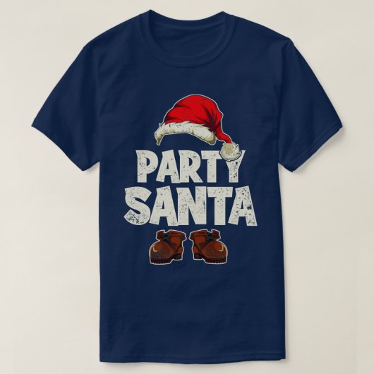T-shirt Fête Père Noël Funny Christmas (Design devant)