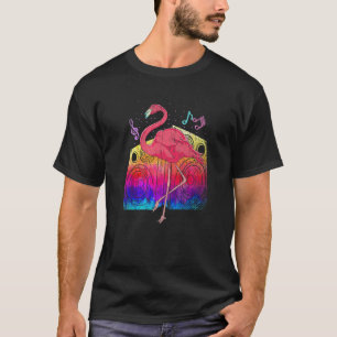 T-shirt Fête tropicale Animal Cool Exotic Bird Musique ros