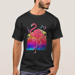 T-shirt Fête tropicale Animal Cool Exotic Bird Musique ros