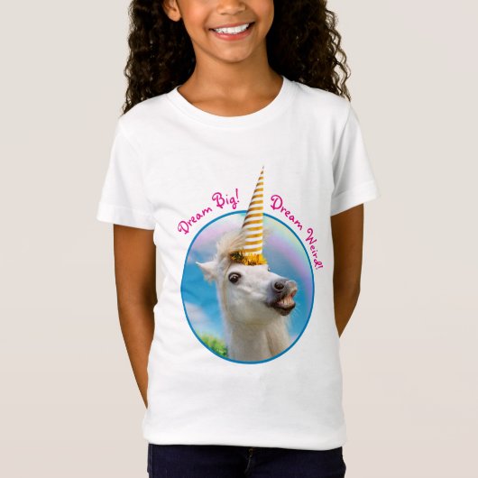 T-Shirt Fête Unicorn Horse Et Arc En Ciel (Devant)
