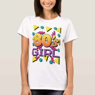 T-shirt Fête Vintage Girl Retro des années 80