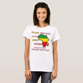 T-shirt fêter le mois de l'histoire noire, femmes africain (Devant entier)