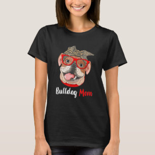 T-shirt Fêtes de la mère de chien de taureau amusant