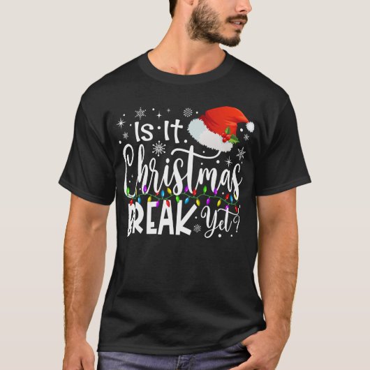 T-shirt Fêtes De Noël C'Est Pause De Noël Pourtant Profess (Devant)