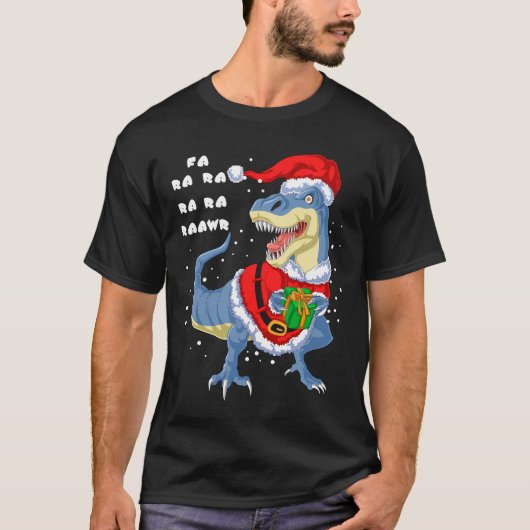 T-shirt fêtes de noël de la ra ra ra rawr (Devant)