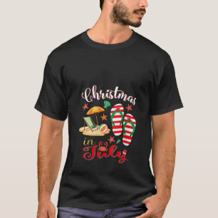 T-shirt Fêtes Fêtes En Juillet Drôle Été Pour Plage Lo