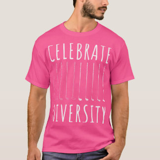 T-shirt Fêtez la Diversité Golf Club Chemise Golf Amateurs