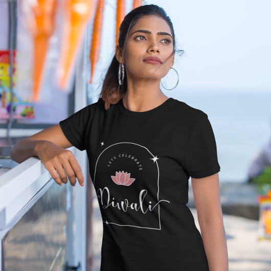 T-shirt Fêtons Diwali élégant