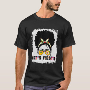 T-shirt Fetons Fiesta Mexicana Cinco De Mayo Messy Bun Che