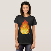 T-shirt Feu. (Devant entier)