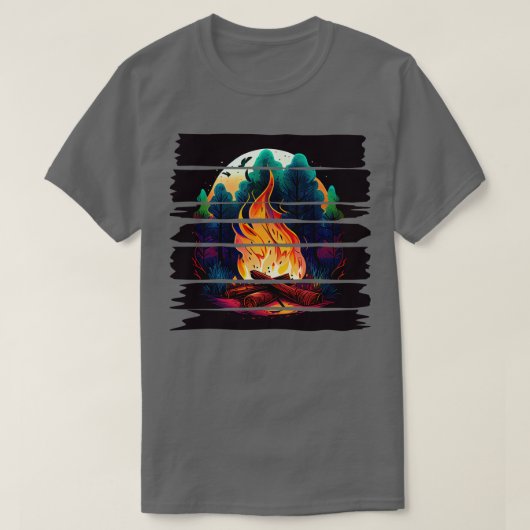 T-shirt Feu (Design devant)