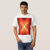 T-shirt Feu Abstrait (Devant entier)