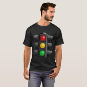 T-shirt Feu d'arrêt du signal de circulation (Devant entier)