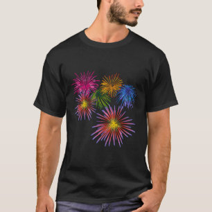 T-shirt Feu d'artifice Fête de la Grande Partie Rackers