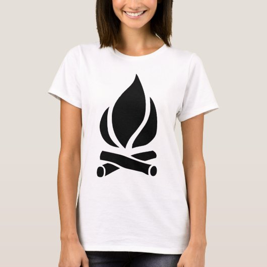 T-shirt Feu de camp (Devant)