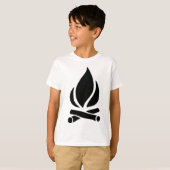 T-shirt Feu de camp (Devant entier)