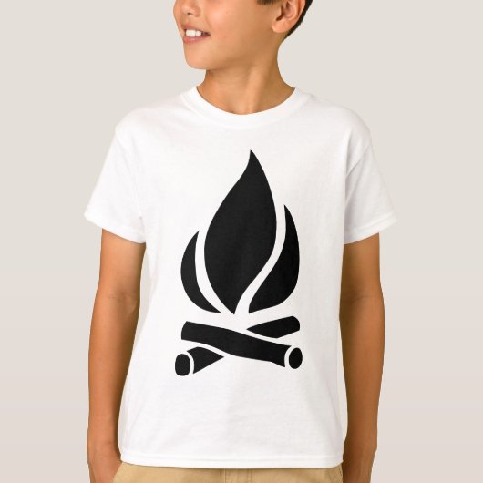 T-shirt Feu de camp (Devant)