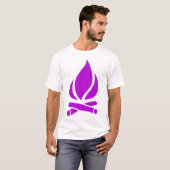 T-shirt Feu de camp (Devant entier)