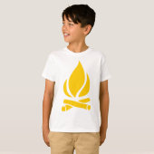 T-shirt Feu de camp (Devant entier)