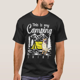 T-shirt Feu de camp Berger allemand C'est mon camping