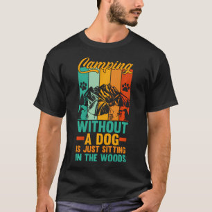 T-shirt Feu de camp de camping Vie en forêt