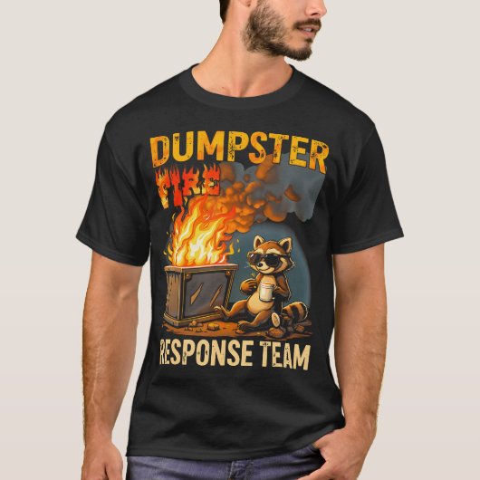 T-shirt Feu de camp pour boire (Devant)
