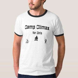 T-shirt feu de camp, tennis, canoe-1, apogée de camp, pour
