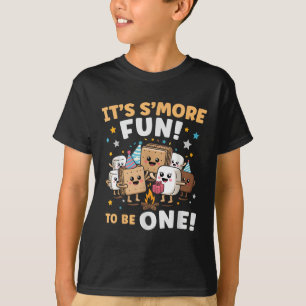 T-shirt Feu de Campagne Anniversaire Marshmallow Son Plus