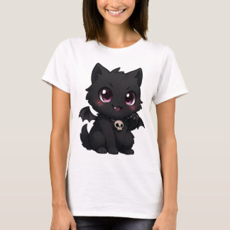 T-shirt - "Feu de Chat Chauve-Souris"