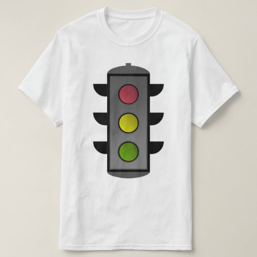 T-shirt Feu de circulation Pop Art (Design devant)