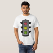 T-shirt Feu de circulation Pop Art (Devant entier)