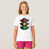 T-shirt "feu de circulation" pour dames (Devant entier)