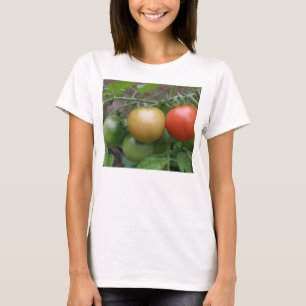 T-shirt Feu de circulation Tomates Dames T Chemise