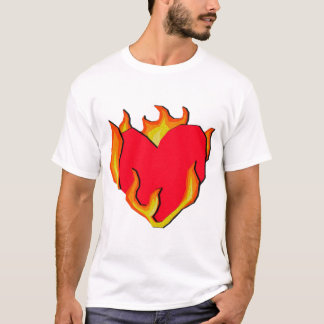 T-shirt Feu de coeur