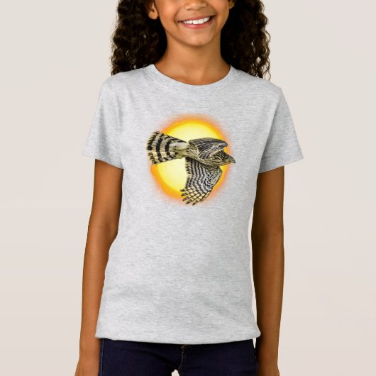 T-Shirt Feu de Faucon Volant (Devant)