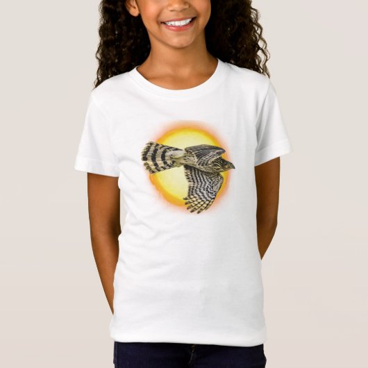 T-Shirt Feu de Faucon Volant (Devant)